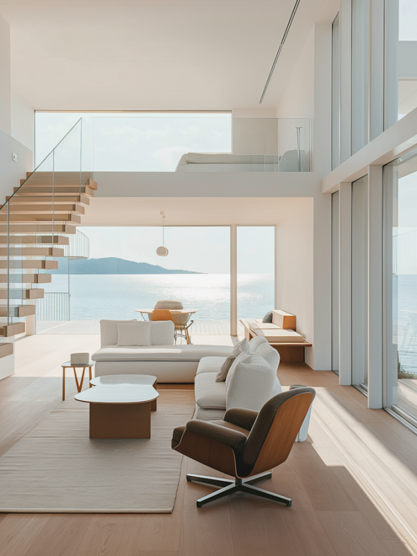 Luxurious Interior with Ocean View