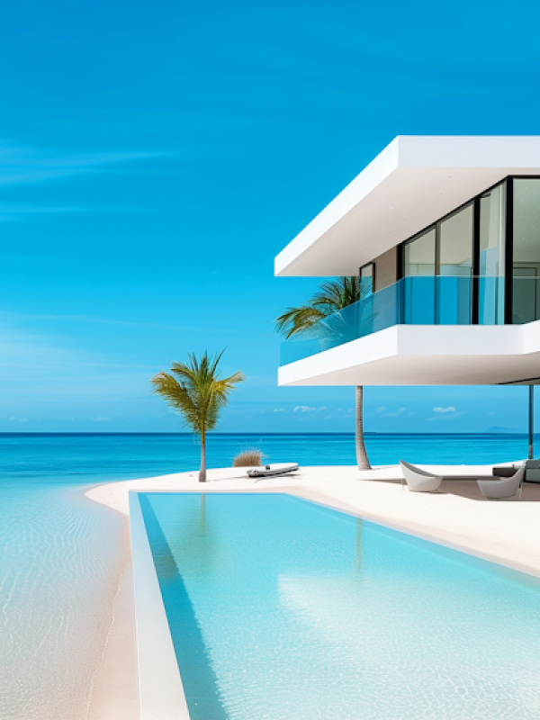Luxurious Modern Beachfront Residence