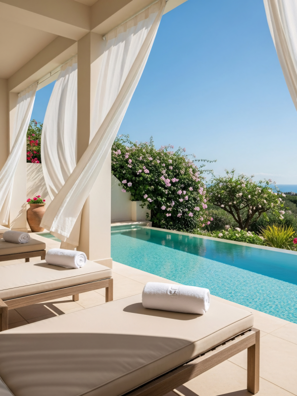 Luxurious Poolside Retreat