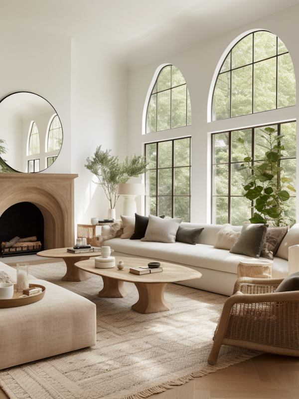 Tranquil Modern Elegance Living Room